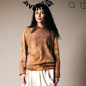 Riverside tool & dye cashmere crewneck